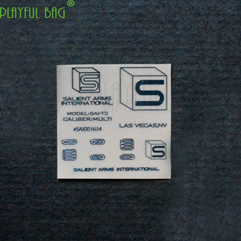 Sports CS SAI GRY Gel Water bullet Gun Waterproof DIY Metal Sticker Jinming 8 M4 SCAR Le Hui 416 Two New Weil g36 AK74 L43