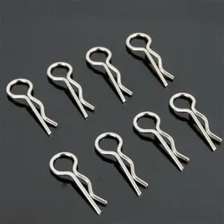 Überraschung preis 8 stücke 1/10 1/16 edelstahl körper clips pins für hpi himoto hsp rc auto renn schale wind schwanz teile