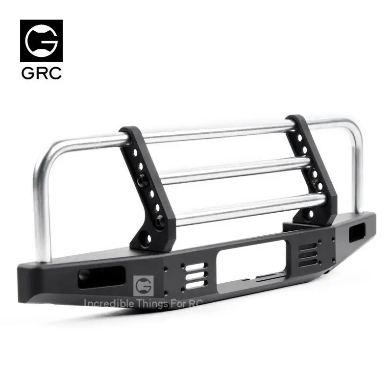 Universal Metal Front Anti-collision Bumper For 1/10 Rc Crawler Car Traxxas Trx4 Defender Bronco Axial Scx10 90046 90047