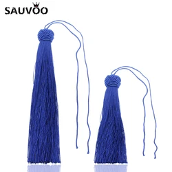 SAUVOO 4pcs Lungo Nappe di Seta 8 centimetri 16 centimetri Ananas Nodo Cinese della Sfera Rotonda Nappe e Frange fit Orecchino Gioielli FAI DA TE che fanno I Risultati