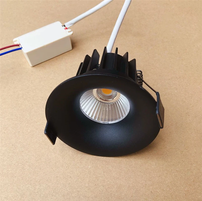 Imagem -05 - Curvo Anti-reflexo Lâmpada do Teto Cob Downlight Fundo do Hotel Pintura de Parede Embutido para Baixo Luz Projector de Teto 14w 16w Pcs por Lote