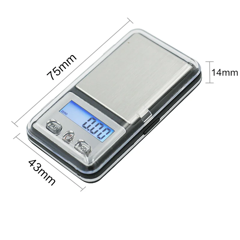 Scale Mini Pocket Digital Jewelry Scale 200g 0.01g LCD Display Gold Home Balance Weighing Gram Portable Electronic