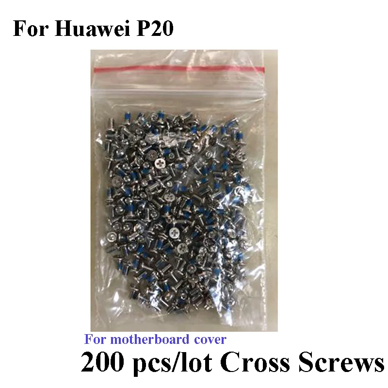 200PCS For Huawei p20 p 20 Mainboard Motherboard Crisscross Screws Housing Cross Screw nail tack For Huawei p20 Mobile Phones