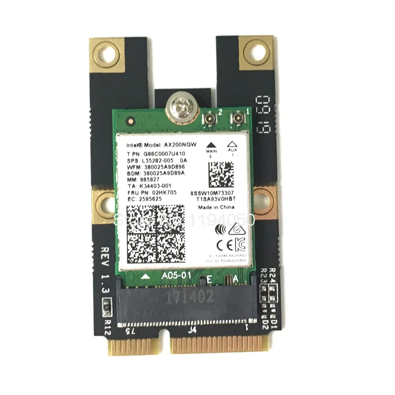 Neuer ngff m.2 schlüssel ein wifi bluetooth karte zu mini pci-e konverter adapter für 7260 7265 8260 8265 9260 9560 ax200