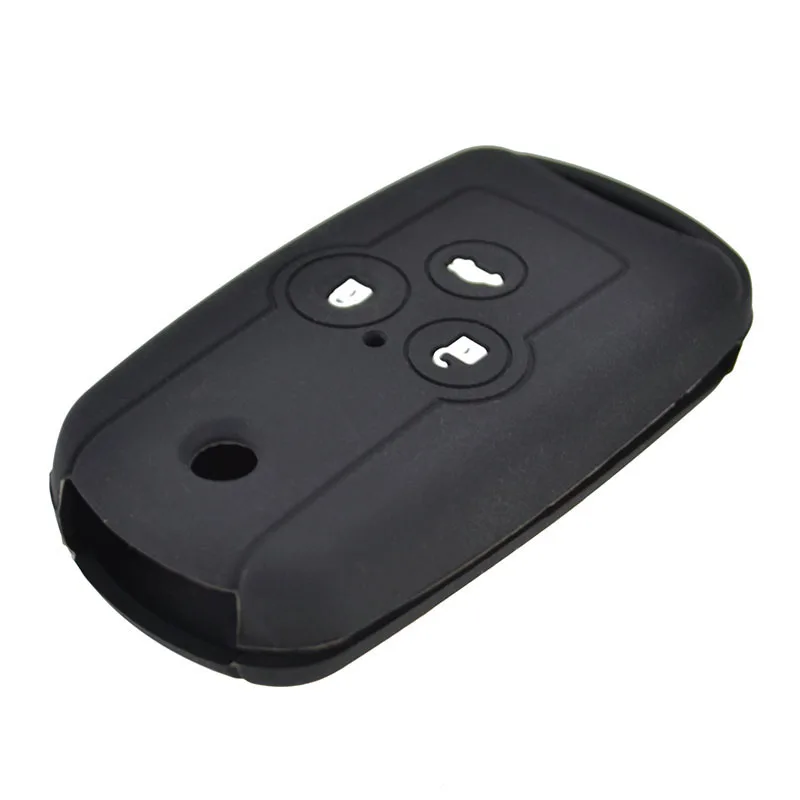 For Honda Accord Civic CRV CRZ Jazz For ACURA MDX TL TSX ZDX RSX 3 Button Silicone Car Remote Key Fob Shell Cover Case