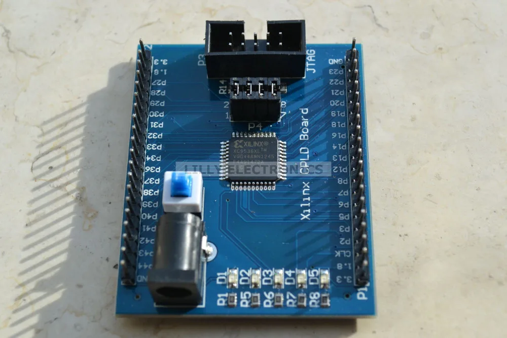 3.3V Xilinx XC9536XL CPLD Test Learn Development Board with JTAG Interface