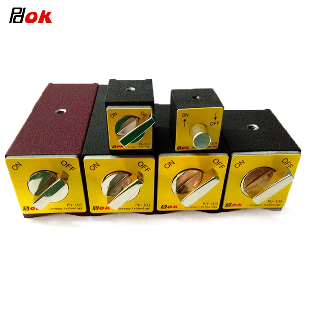 Switch Magnetic Table Base 3T 8T 10T V type Power Magnetic Base Dial Indicator Stand Base Magnet Seat Table Wire Cutting