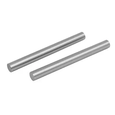 9.5mm Dia 100mm Length HSS Round Shaft Rod Bar Lathe Tools Gray 2pcs