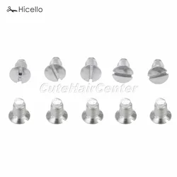 50pcs Screws Industrial Sewing Machine Needle Plate Screw Stainless Steel Round Head Fastening Embroidery Accessories Hicello