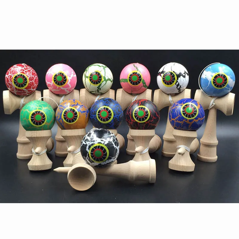 6cm Kendama Professional Toy Kendama Skill Juggling Balls Toy For Children Adult Colors Random Birthday Christmas Gift