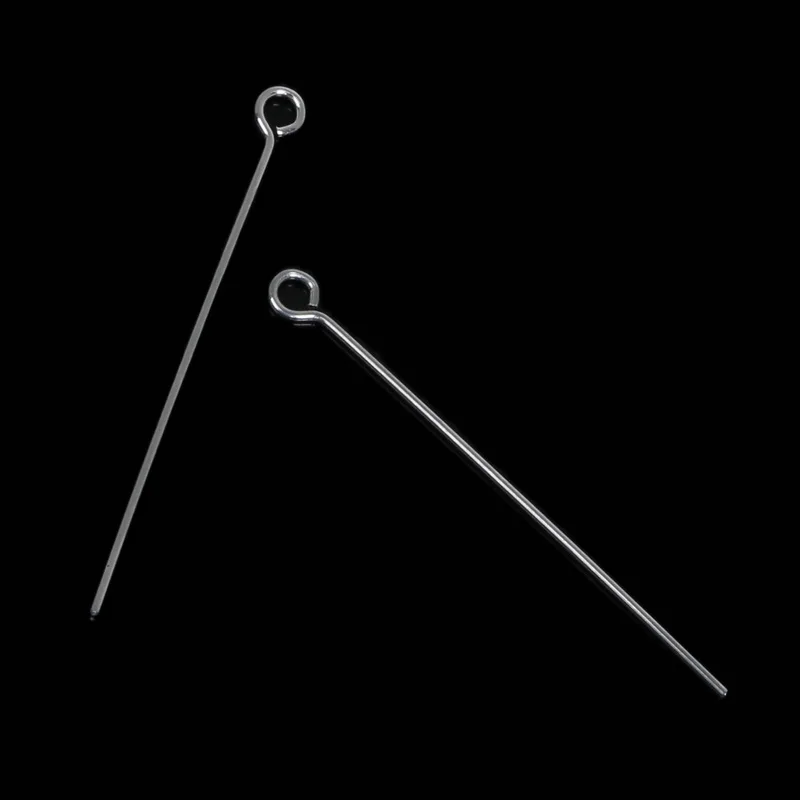 200 قطعة مختلطة 15/20/25/30/35/40 مللي متر الفولاذ المقاوم للصدأ العين دبابيس DIY بها بنفسك القرط سوار صنع المجوهرات النتائج