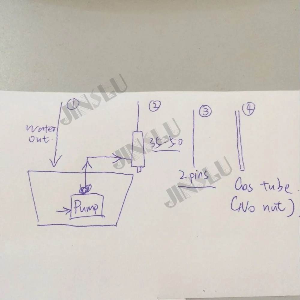 Lanterna com bomba d'água de 220v, para máquina de solda tig, tanque de água sale1