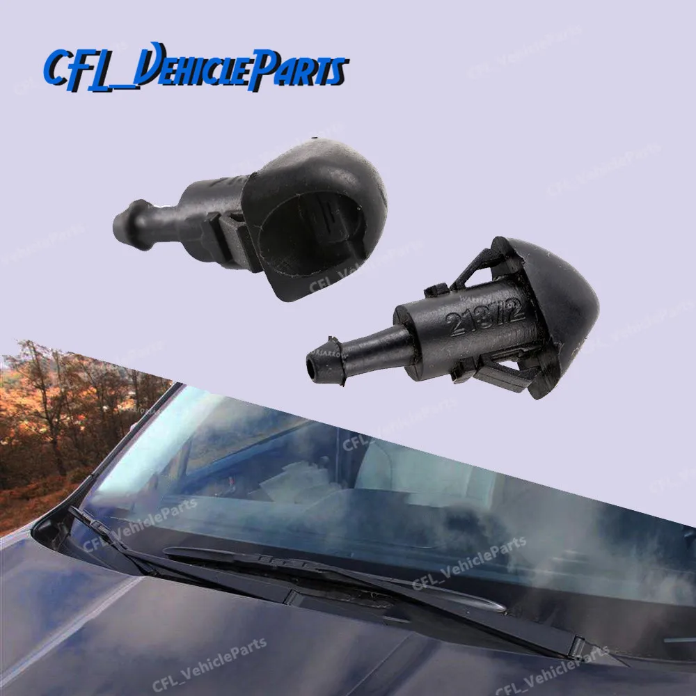 2Pcs Windshield Windscreen Wiper Washer Nozzle Spray Jet 86636SC100 For SUBARU Forester 2009 2010