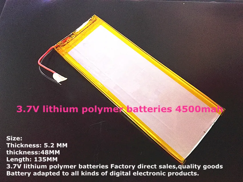 

tablet battery 3.7V lithium polymer batteries 4500mah universal battery brand tablet PC 5248135