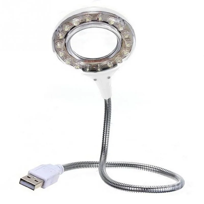 Mini USB LED Light 18 Super Bright LED Bulbs Book Light Portable Flexible Reading Lamp For Kindle Laptop Computer Bedside Lamp