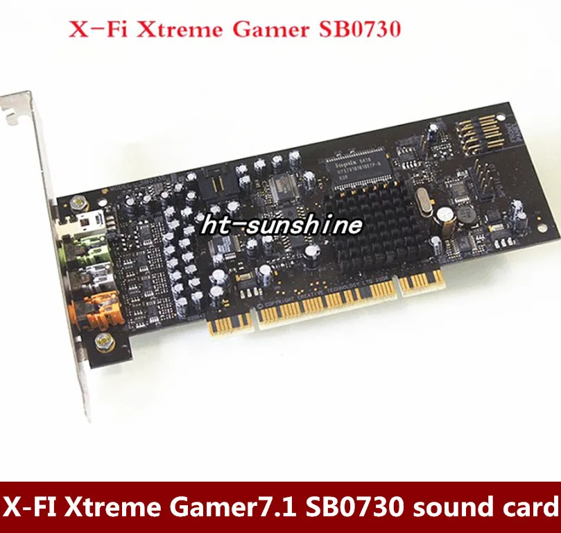 ต้นฉบับถอด, X-FI Xtreme Gamer7.1 เสียงการ์ด SB0730 สนับสนุน WIN7, 100% ทำงานดี