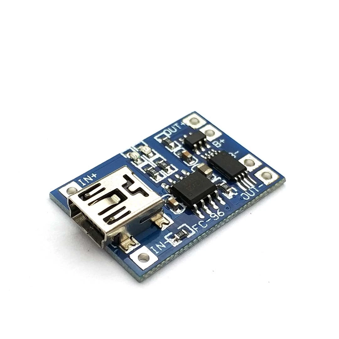 TP4056 MINI USB 5 V 1A 18650 Lithium-Batterie Lade Bord Ladegerät Modul + Schutz Dual Funktionen