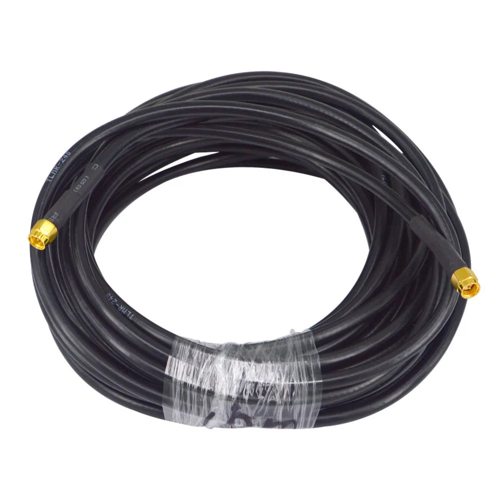 Extension Cable SMA Male to SMA Male female Connector Coaxial Cable Adapter Pigtail Cable LMR240 Pigtail Cable 1M 5M 10M