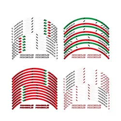 high quality motorcycle wheel decals Reflective stickers rim stripes For DUCATI 1299 PANIGALE S 959 PANIGALE