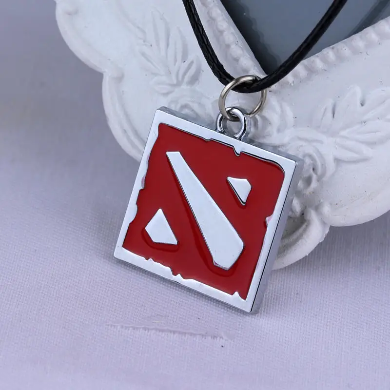 2018 Collares Collier Maxi Necklace New Hot Network Game Dota 2 Pendant Necklace Europe America And Enamel Jewelry Men\'s Gifts