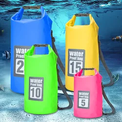 Mochila impermeable para natación, bolsa de almacenamiento para surf, Rafting, buceo, playa, arena, portátil, ajustable, 10L, 15L