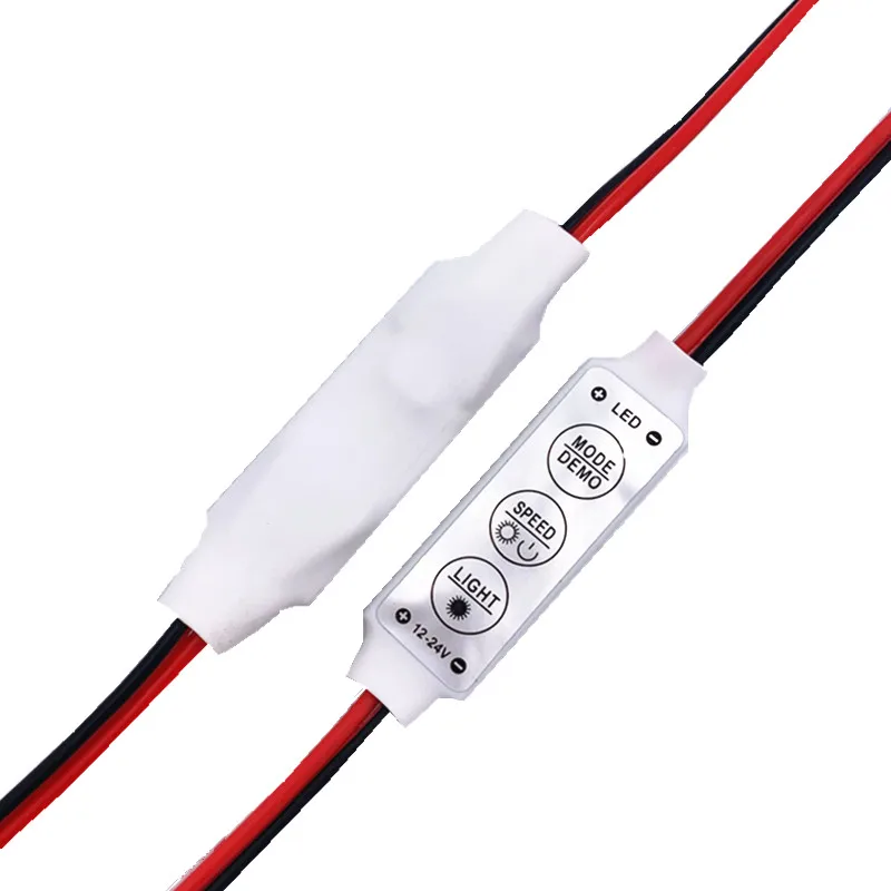 1 pcs Single Color Foxanon Dimmer Controller switch 12V DC 3 keys For 5050 3528 5630 5730 3014 Led Strip lamps lighting