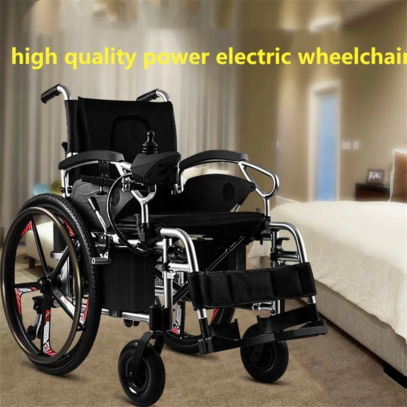 Economic Price Aluminum Hospital Medline Intelligent Automatic Folding Electric Power Wheelchair For Disabled People