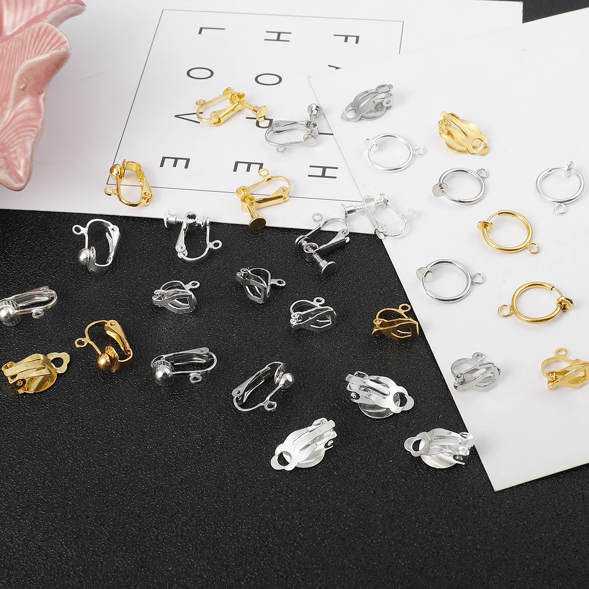 DIY Earring Findings Pins Clasps Hooks Fittings for DIY Jewelry Making Accessories Hook Ear wire Jewelry Connectors