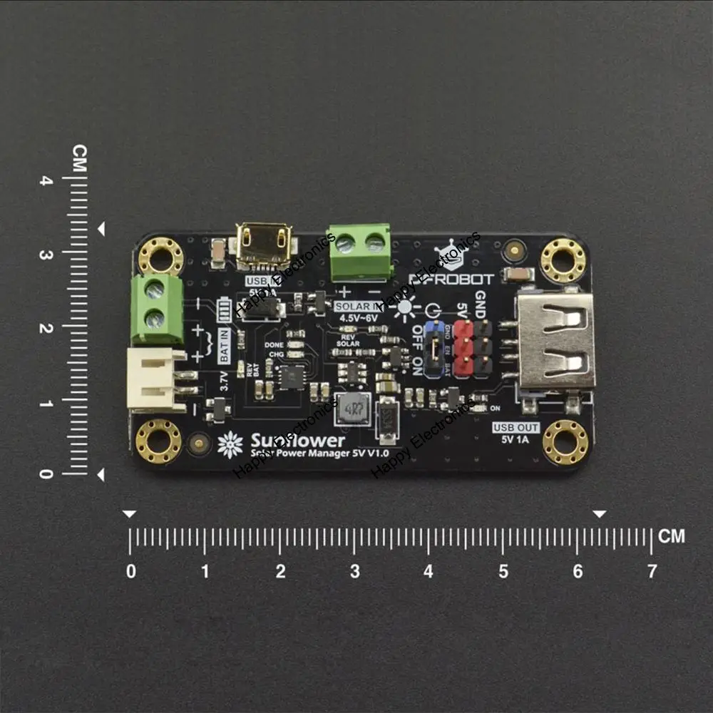 DFRobot Sunflower small power high-efficiency Solar controllable regulated Power Manager 5V with MPPT for IoT Internet of Things