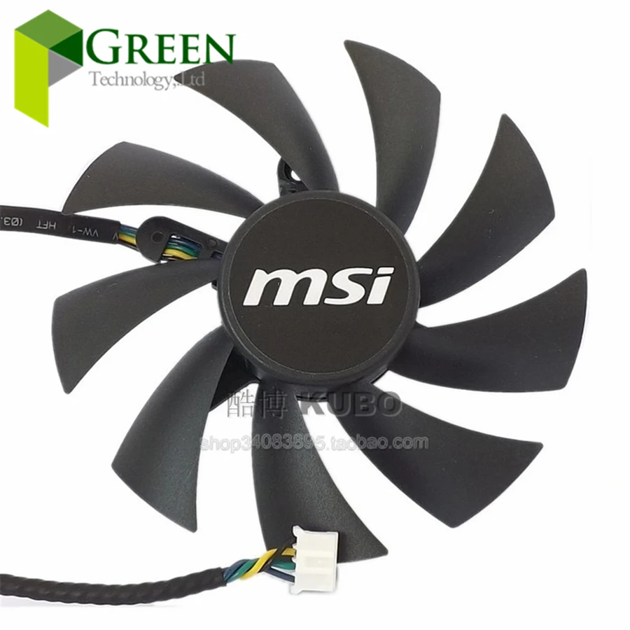 New PLA09215B12H 12V 0.55A 4 Wire 4Pin Cooler Fan For MSI N460GTX N560GTX 570 580GTX HD6870 Fan Graphics Card Cooling Fan