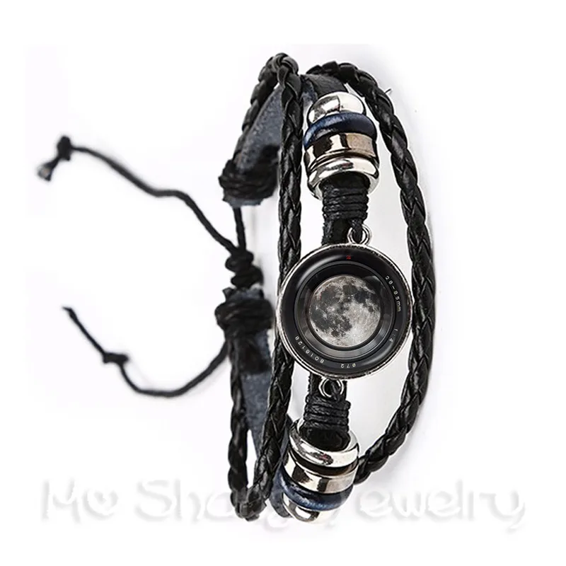 2018 New Trendy Camera Mode Bracelet For Photographers Fashion Photography Handmade Glass Dome Adjustable Bangle Best Gift