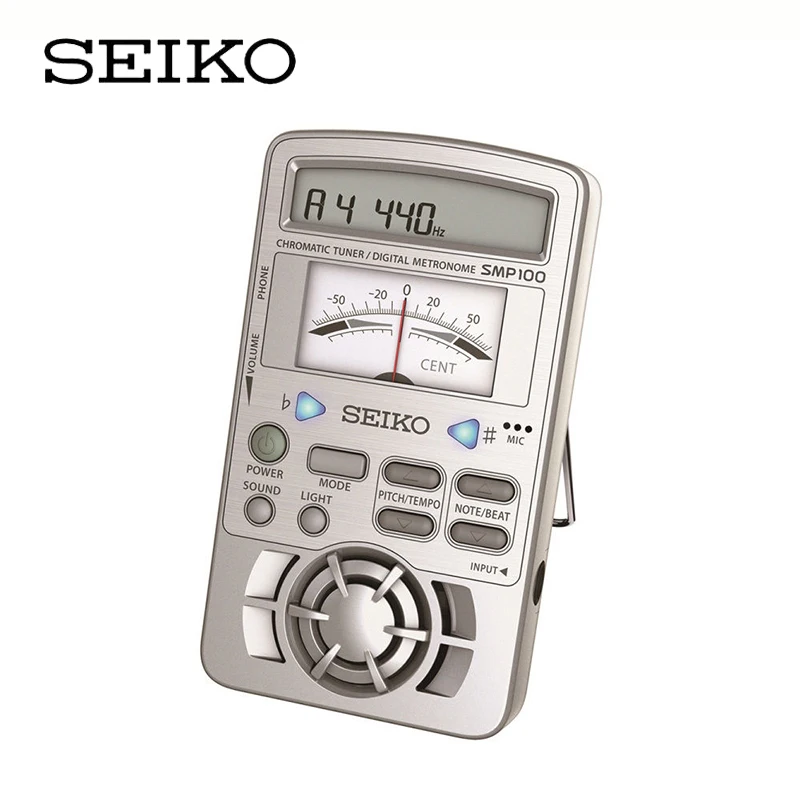 SEIKO Japan Professional SMP100 Chromatic Tuner & Metronome Analog Meter And Loud Sound