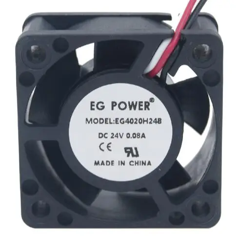 

Промышленный вентилятор EG POWER, 4 см, 4020 дюйма, 24 В, EG4020H24B, трехпроводной, с двойным шариковым охлаждением