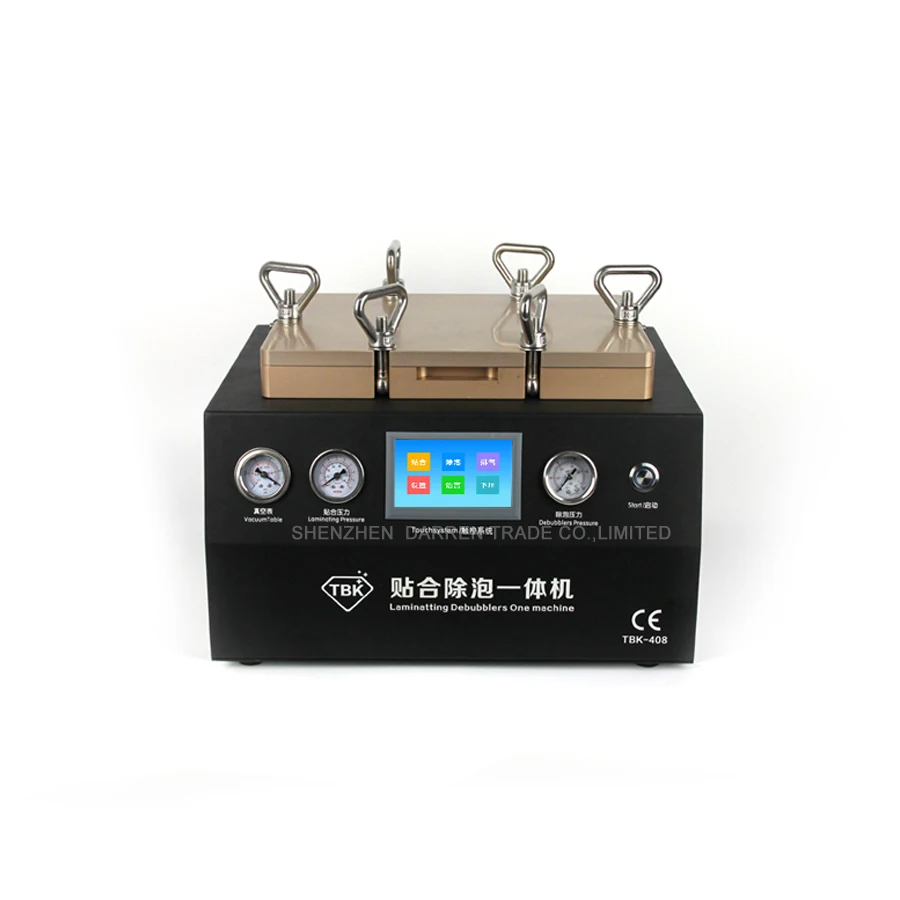 Laminating Debubblers in One Machine 12 inch Laminating Machine 2 in 1 LCD Touch Screen Air Bubble Adhesive Remover  TBK408