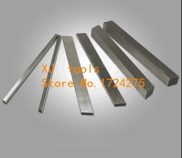 2pcs HRC60 12*12*200mm High-speed steel Sharp steel STEEL BILLETS blade Flat HSS Turning tool DIY knife material, Lathe tool