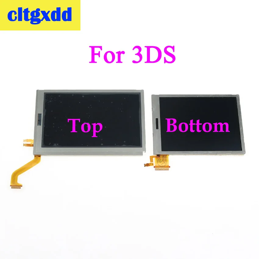 cltgxdd 1piece Replacement Upper Top Bottom Lower LCD Display Screen FOR 3DS Repair Parts Display Panel