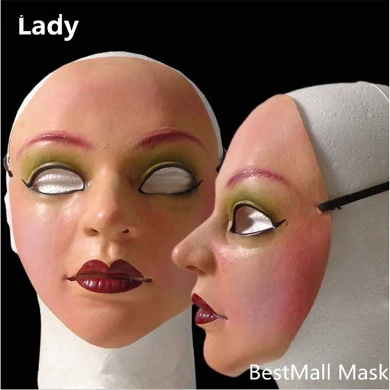 Realistic Human Skin Mask Disguise Self Masks Latex Skin Crossdress Mask halloween mascaras de realista maske silicone face COS