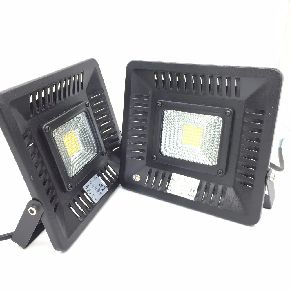 

LED Flood Light 30W 50W LED Spotlights Black Body AC220V 230V 240V Outdoor Search Lamp LED Reflector Projector Light