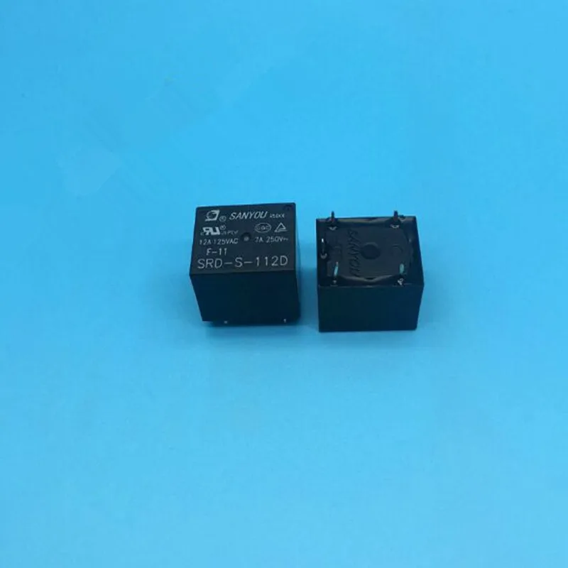 SRD-S-112D 12VDC 10A 250VAC SANYOU RELAY 1 From C  New and original