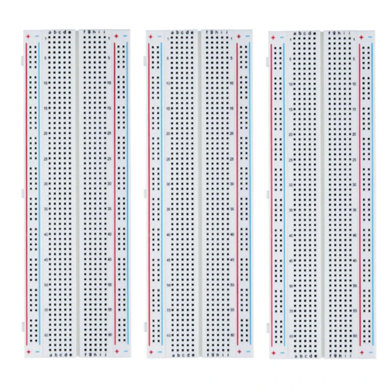 Aokin MB-102 Breadboard 830 Point Solderless Pcb Bread Board Voor Diy Kit Protoboard Pcb Board Test Circuit Board Voor Arduino