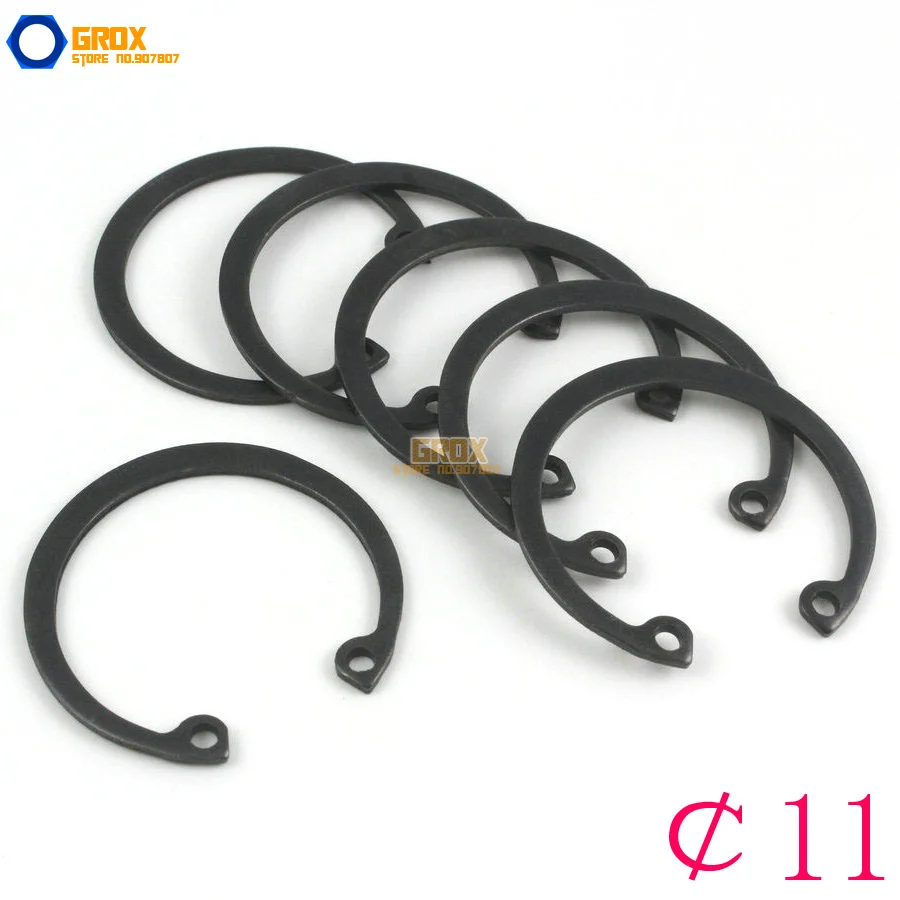 

300 Pieces Size: 11 Steel Internal Circlip Snap Retaining Ring