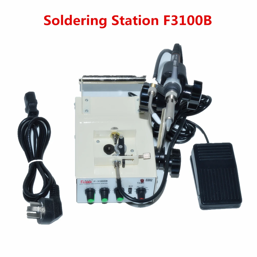 

Automatic Tin Feeding Machine Constant Temperature Soldering Iron Teclast Multi-function Foot Soldering Machine F3100B