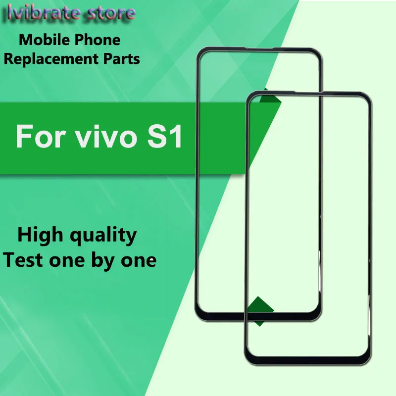 Voor vivo S1 V1831A Voor Outer Glas Lens Touch Panel Scherm Vervanging Voor vivo S1 S 1 6.53 "vivo s1 LCD Touch Glas Digitizer