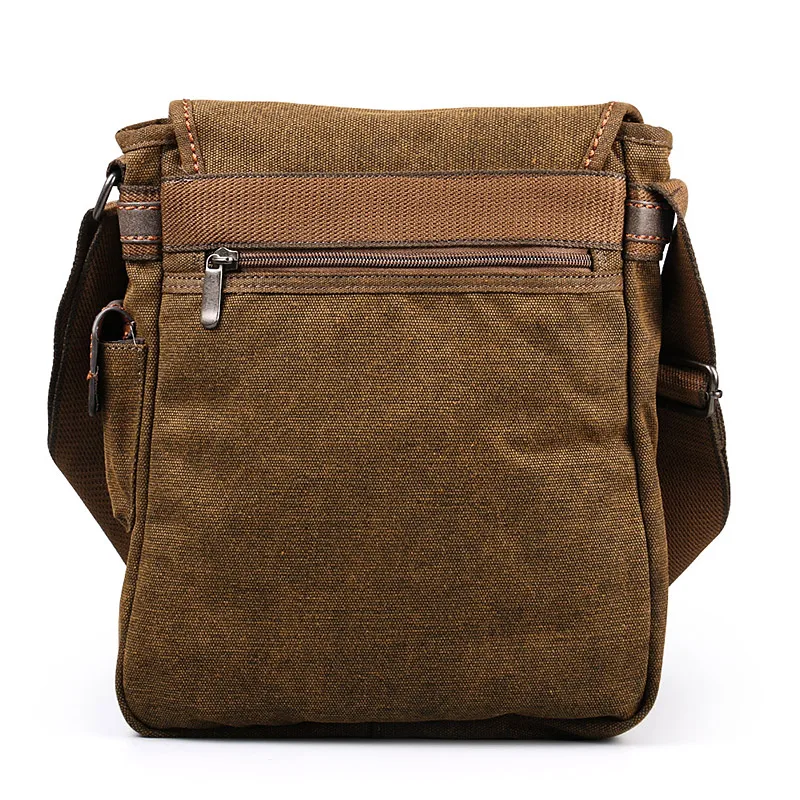 2022 Ruil Vintage Retro Canvas Shoulder Bags New Multifunction Man Leisure Tooling Messenger Package School Handbag