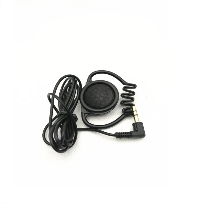 Linhuipad 1-Bud Stereo Hook Earbud Headphone Single Side Earphone For Tour Guide System Meeting translation 500pcs/lot