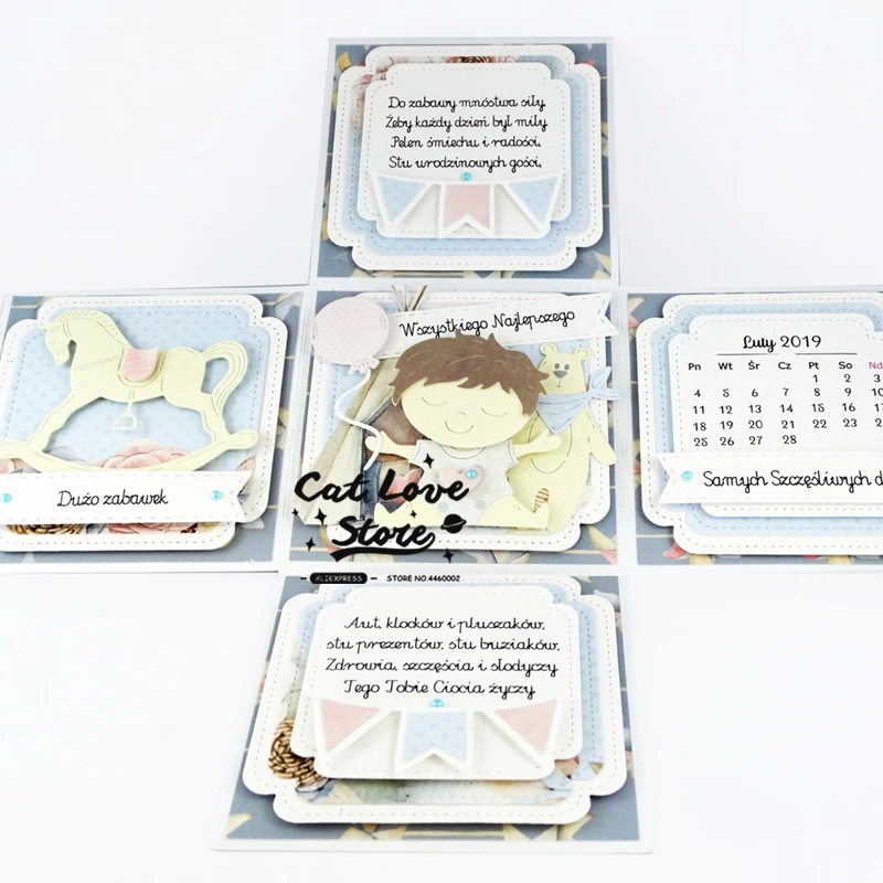 لعبة طروادة دمية قطع معدنية يموت الإستنسل DIY بها بنفسك سكرابوكينغ ورقة بطاقة الزخرفية الحرفية يموت النقش يموت تخفيضات جديد 2019 #3