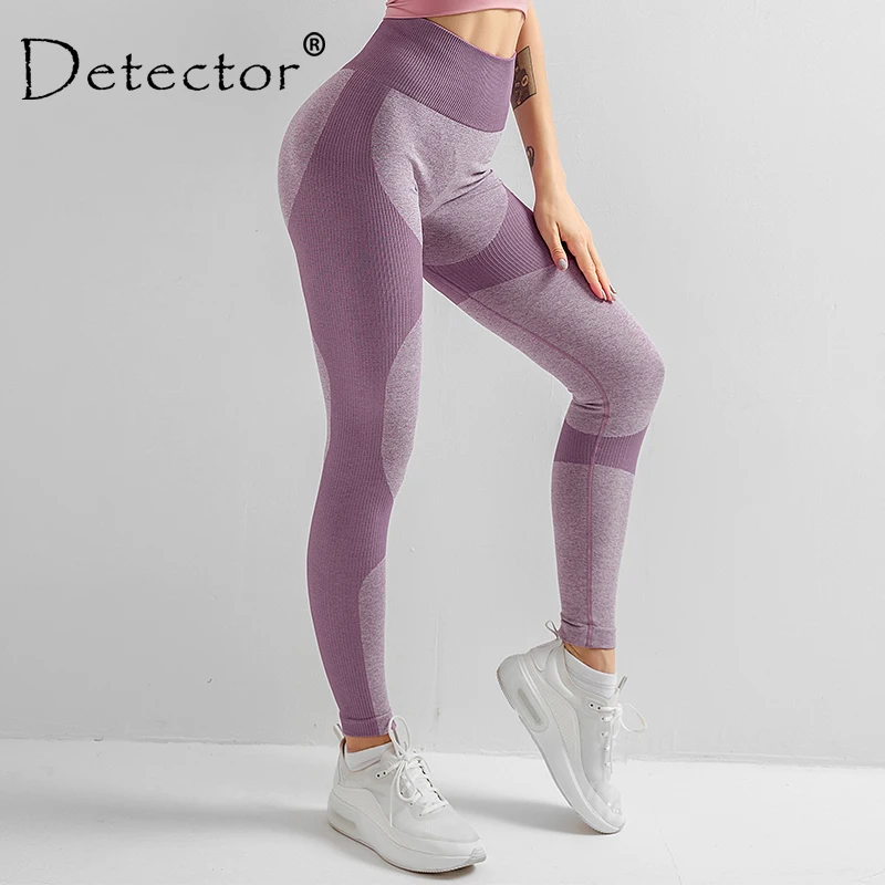 Detector High Waist Seamless Women Gym Yoga Leggings for Fitness Leggings Sport Anti-cellulite Running Pants Scrunch Butt Tights