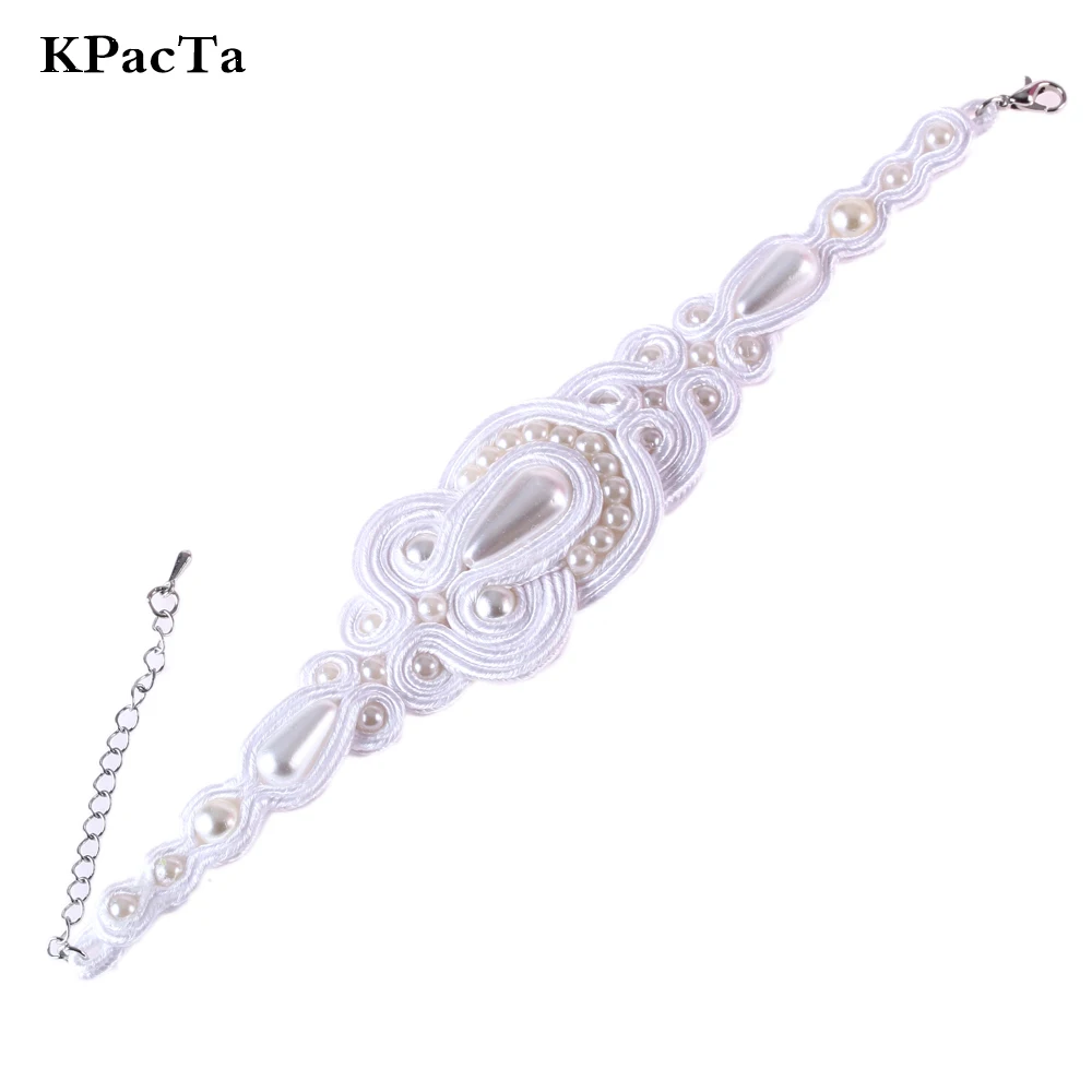 

KPACTA Ethnic Style Handmade Soutache Weaving Bridal Bracelet Fashion Jewelry Women Banquet Accessories Charm Bracelets Bileklik