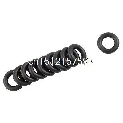 10 Pcs Black Nitrile Rubber O Ring Grommets Seal 12mm x 22mm x 5mm