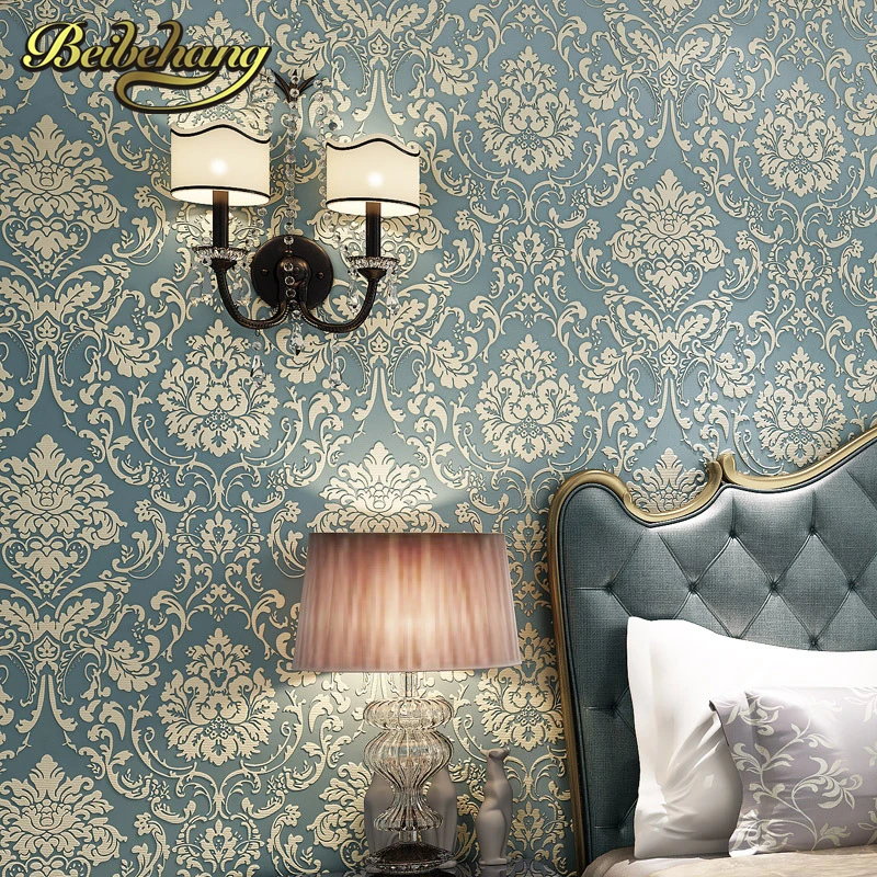 beibehang Modern simple pure color non - woven wallpaper dining room living room sofa background bedroom full of wallpaper